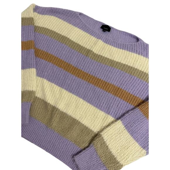 Lumiere Pastel Large Striped Soft Sweater Size Large - Picture 1 of 5